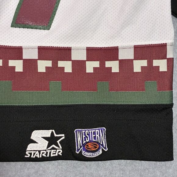 Vintage 90s Jeremy Roenick Phoenix Coyotes Starter NHL Jersey Men’s S/M Kachina - Picture 11 of 13